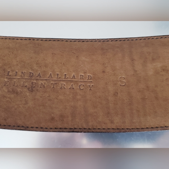 Linda Allard Ellen Tracy leather belt - Picture 4 of 4